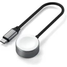 Satechi USB-C Schnellladekabel – USB-C-Ladekabel für Apple Watch, 5 W, 20 cm (Space Grau)