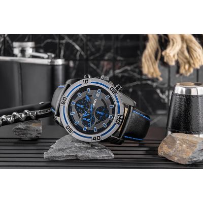 6. Herrenuhr Skmei 9156SIBU + Box