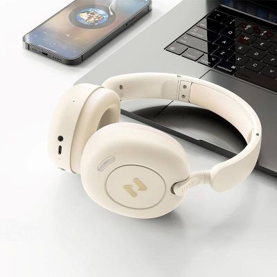 4. HAVIT H655BT PRO Bluetooth-Kopfhörer (Beige)