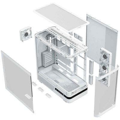 5. MODECOM VOLCANO AQ 100 ARGB MIDI-HÜLLE WEISS