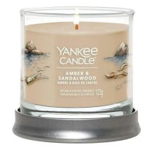 Tumbler mit 1 Docht AMBER & SANDALWOOD YANKEE