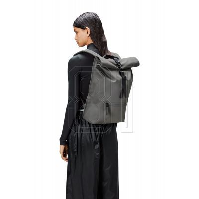 4. Rains Rolltoprucksack Grau W3 13320 13