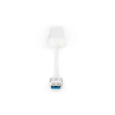 6. USB-3.0-SuperSpeed-Hub mit 3 Ports und Gigabit-LAN-Adapter, Aluminium