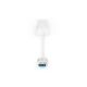 6. USB-3.0-SuperSpeed-Hub mit 3 Ports und Gigabit-LAN-Adapter, Aluminium