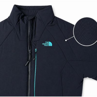 3. The North Face Damen-Windjacke, Outdoor-Trekkingjacke, hellmarineblau