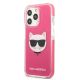 2. Karl Lagerfeld Choupette Head Hülle für iPhone 13 Pro / iPhone 13 - Fuchsia