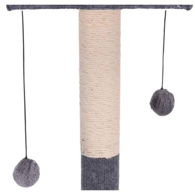 14. Kratzbaum für Katzen, 59 cm, 2 Bälle