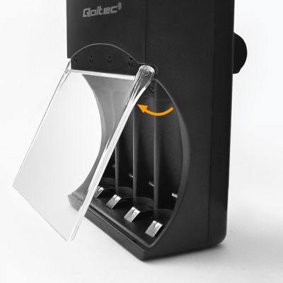 6. QOLTEC Ladegerät für Ni-MH-Akkus Typ R03/AAA und R06/AA | 300 mA