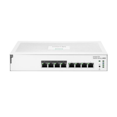 6. Aruba Instant On 1830 8G 4p Class4 PoE 65W Managed L2 Gigabit Ethernet (10/100/1000) PoE-Unterstützung 1U