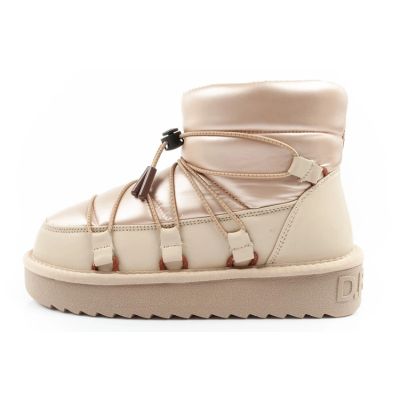 2. D.Franklin Damen Winter Schneestiefel Modische isolierte goldene Stiefeletten