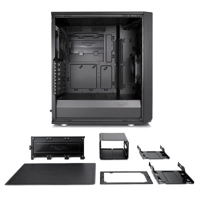 10. Fractal Design Meshify C Midi Tower Schwarz