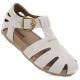 Beige Damen-Ledersandalen Artiker 58C0328