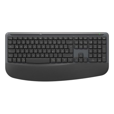 4. Logitech Signature Comfort Plus Combo MK880 Business Tastatur und Maus inklusive, universeller USB- und Bluetooth-Anschluss, QWERTZ-Tastatur, deutsches Graphit-Design