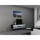 7. TV-Schrank VIGO NEW '140' 30/140/40 schwarz/weiß flach