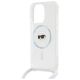 5. Karl Lagerfeld Crossbody IML Karl Head Magsafe Hülle für iPhone 16 Pro Max – transparent