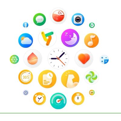 8. Rubicon RNCF35 SILBER Damen-Smartwatch-Armband + Armband