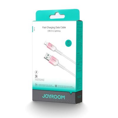 8. Joyroom S-A42 Crystal-Clear Serie 3A USB-A – Lightning Kabel 1,2 m – Weiß