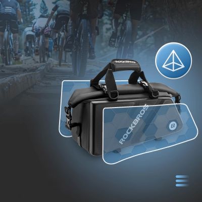 6. Rockbros 30140090001 Fahrradtasche für Kofferraum 11,6 l – Schwarz