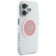 4. Guess IML Metal Colored Circle Classic Logo MagSafe iPhone 16 Hülle - Rosa