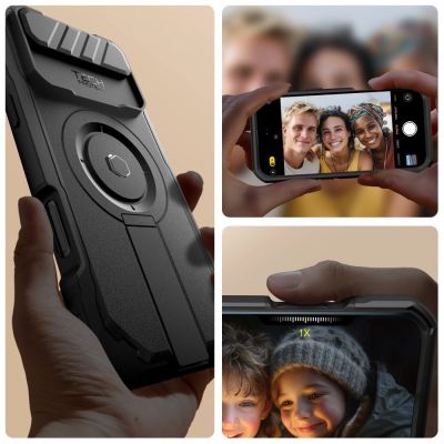 3. Tech-Protect Kevlar MagSafe Case für iPhone 17 Air - Schwarz