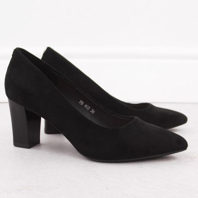 11. Sergio Leone W PB403 SK429B Pumps mit Blockabsatz