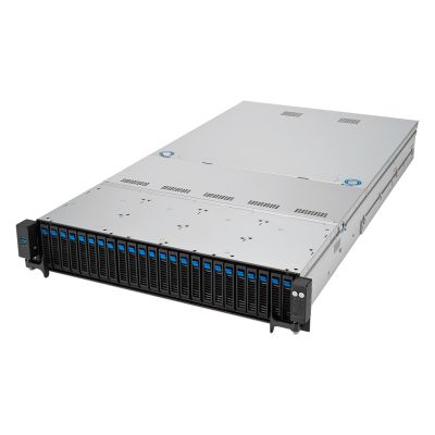 Asus Rack-Plattform (2U) RS521A-E12-RS24U AMD Epyc 9005/9004 (16x NVMe/8x SATA HS, 2xM.2, 2x1Gbe, IPMI, 1+1 2000W)