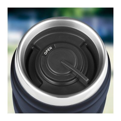 THERMOS 470 ml wasserdichter Thermobecher – matt schwarz