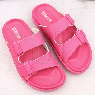 8. Big Star W INT2004E Fuchsia Schaumstoff-Slides mit Schnallen