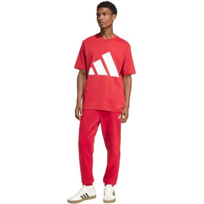 6. adidas Essentials Feelcozy Herrenhose Rot KC0915