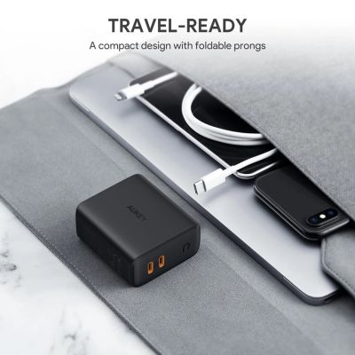 3. AUKEY PA-D2 36W 2xUSB-C PD Wandladegerät