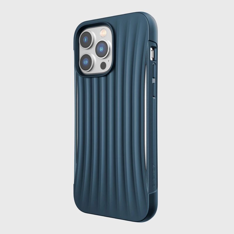 7. Raptic X-Doria Clutch Case iPhone 14 Pro Max Rückseite blau