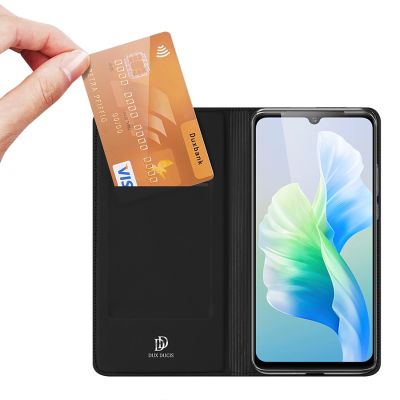 2. Dux Ducis Skin Pro Holster Abdeckklappe Vivo V23e schwarz