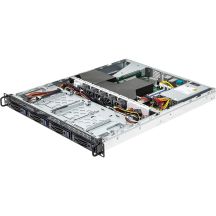 ASRock Rack Plattform (1U) AMD Ryzen (4x LFF, 2x GbE, fest verbautes Netzteil, IPMI)