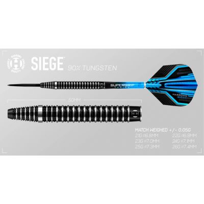 14. Harrows Siege Darts 90 % Steeltip HS-TNK-000016027
