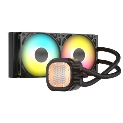 15. Corsair NAUTILUS 240 RS ARGB Flüssigkeits-Prozessor-All-in-One-Flüssigkeitskühler Schwarz 1 Stück.