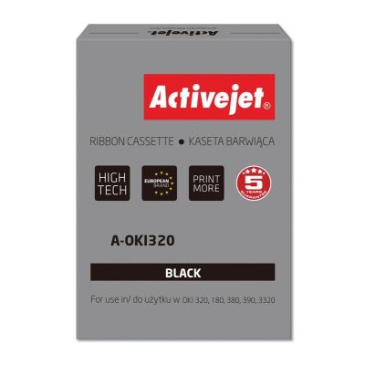 Activejet A-OKI320 Farbband (ersetzt OKI 9002303; Supreme; schwarz)