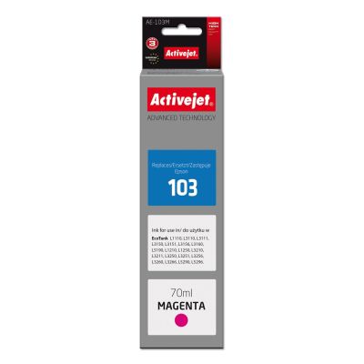 Activejet AE-103M Tintenflasche (Ersetzt Epson 103 C13T00S34A; Supreme; 70 ml; Rot)