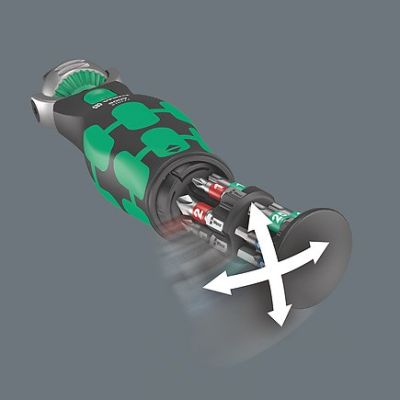 6. WERA 3/8" Ratschen-Bit-Set 18-teilig Zyklo