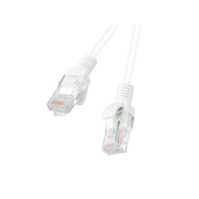 Patchkabel U/UTP Lanberg PCU5-10CC-0200-W (RJ45 - RJ45; 2 m; UTP; Kat. 5e; weiß)
