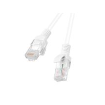 Patchkabel U/UTP Lanberg PCU5-10CC-0200-W (RJ45 - RJ45; 2 m; UTP; Kat. 5e; weiß)