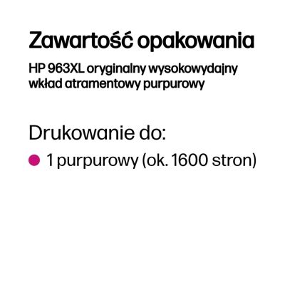 8. HP 963XL Original-Tintenpatrone Magenta mit hoher Reichweite