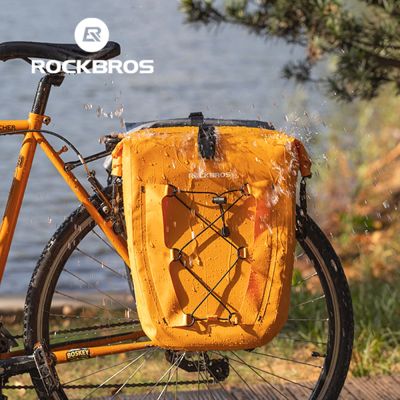 4. Rockbros 30140022003 wasserdichte Fahrradtasche für den Kofferraum – Orange