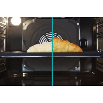 19. GORENJE GECS6B70CLI Retro-Elektroherd 60 cm | ExtraDampfgarfunktion | Heißluftfrittierfunktion | Gefrorenes Backen | Sahne