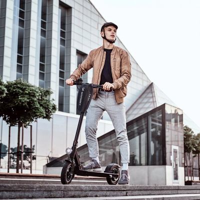 12. Wozinsky Wasserdichte Scooter-Lenkertasche 3L Schwarz (WSB4BK)