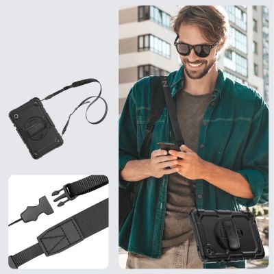 6. Tech-Protect Solid360 Hülle für Samsung Galaxy Tab A9+ 11.0 X210 / X215 / X216 – Schwarz