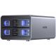 Unitek RAID-Gehäuse für SATA-Festplatten 2,5"/3,5", 4 Modi, 40 TB, USB-C 10 Gb/s