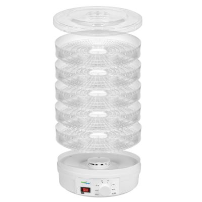 2. GreenBlue GB190 Dörrgerät für Pilze, Gemüse und Obst (250 W; weiß)