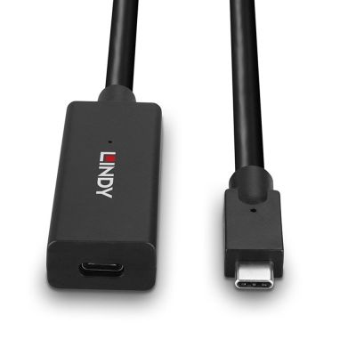 4. Lindy 43364 USB-Kabel USB 3.2 Gen 2 (3.1 Gen 2) 5 m USB-C 10 Gbit/s Schwarz