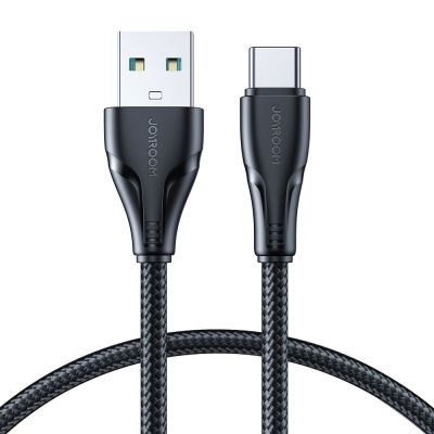 Joyroom Surpass Series A11 USB-A / USB-C 3A Kabel 1,2 m - Schwarz