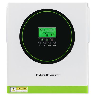 8. Qoltec Hybrid-Off-Grid-Solarwechselrichter 3500 kW | 100 A | 24 V | MPPT | Sinus | WLAN-Option | Leistungsfaktor 1,0